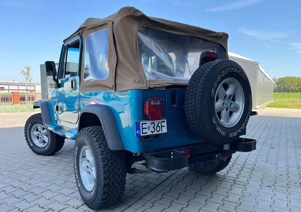 Jeep Wrangler cena 64700 przebieg: 152000, rok produkcji 1992 z Swarzędz małe 191